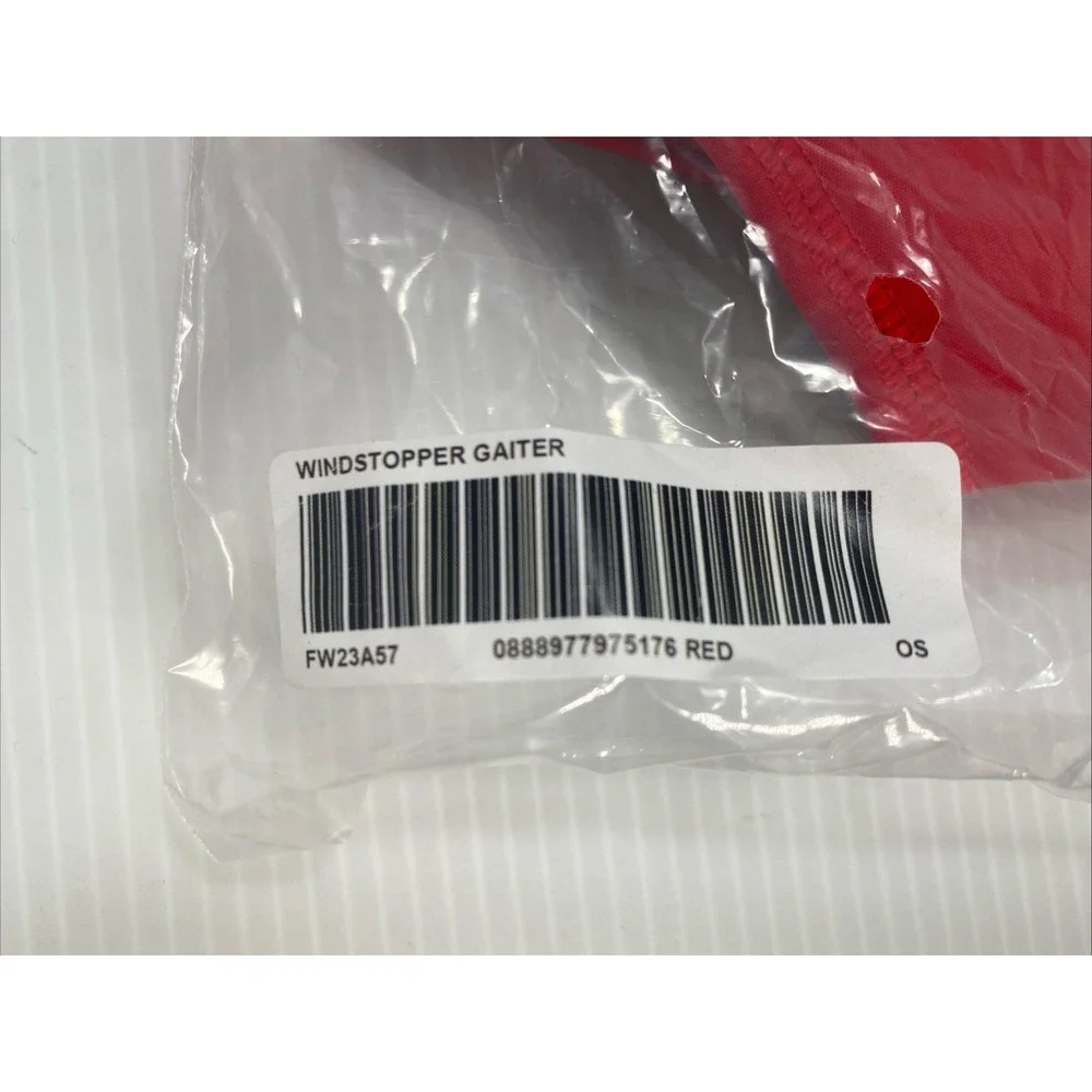 NWT Brand New SUPREME WINDSTOPPER NECK GAITER Red FW23A57 C108